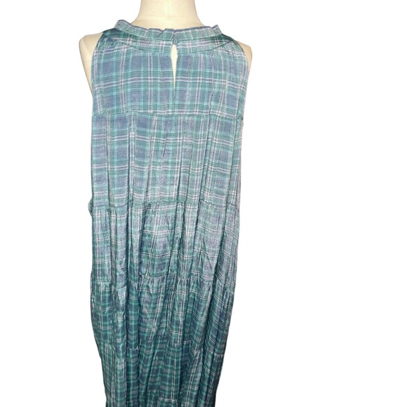 Torrid plaid Maxi Lindsay Hi-Low Tiered Dress 4X 26 long dress sun dress - Picture 4 of 5